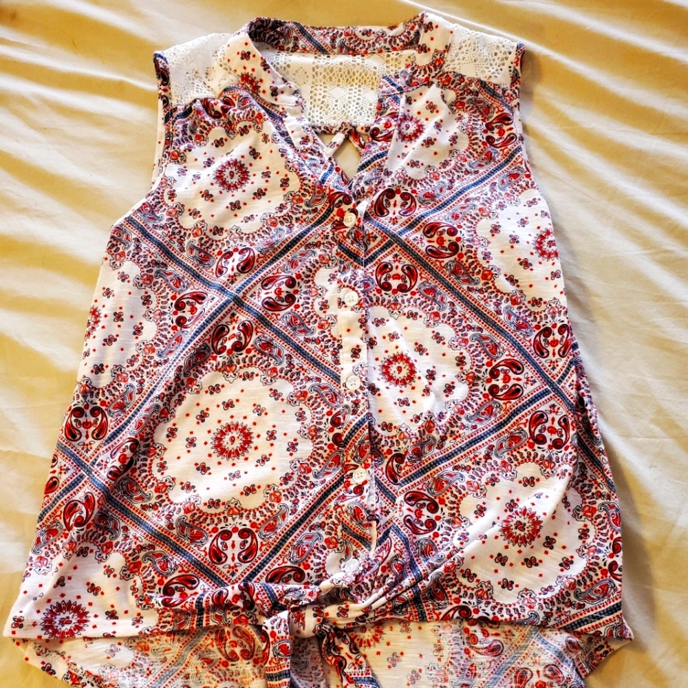 Paisley Print Tanktop